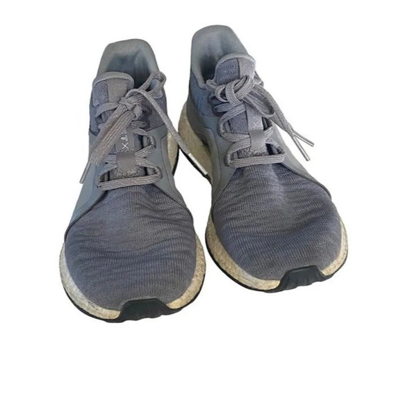 Adidas Pure Boost Womens Size 6.5 mixed knit and Grey Colorway Athletic Running - Picture 6 of 7